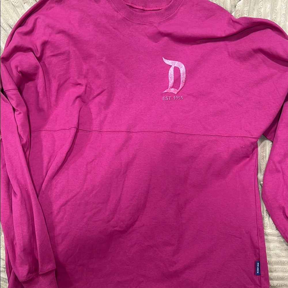 Disney land spirit jersey. Pink Long Sleeve Shirt